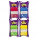 Post-it Tabs MMM686RALY 1" Tabs, 1/5-Cut Tabs, Assorted Colors, 1" Wide, 100/Pack