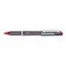 Pentel PENBL30B EnerGel NV Stick Gel Pen, 1 mm Metal Tip, Red Ink/Barrel, Dozen