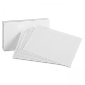 Oxford 40 Blank Index Card