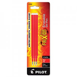 Pilot PIL77332 Refill for Pilot FriXion Erasable, FriXion Ball, FriXion Clicker and FriXion LX Gel Ink Pens, Fine Point, Red