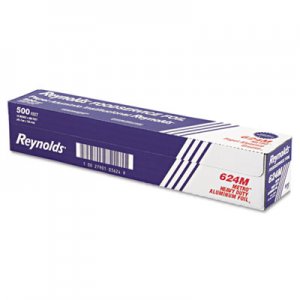 Reynolds Wrap RFP624M Metro Aluminum Foil Roll, Light Gauge, 18" x 500 ft, Silver