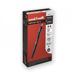 Uni-Ball UBC1837931 207 BLX Series Retractable Gel Pen, 0.7 mm, Black Ink, Translucent Black Barrel