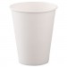 SOLO Cup Company 378W2050 Single-Sided Poly Paper Hot Cups, 8oz, White, 50/Bag, 20 Bags/Carton