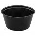 Dart DCCP200BLK Polystyrene Portion Cups, 2oz, Black, 250/Bag, 10 Bags/Carton