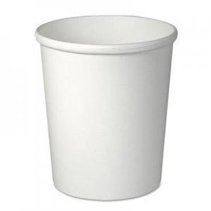 Dart SCCH4325U Flexstyle Double Poly Paper Containers, 32oz, White, 25/Pack, 20 Packs/Carton