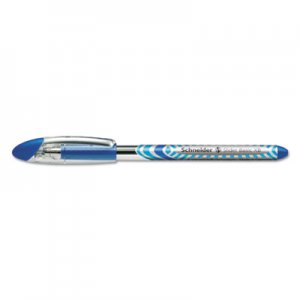 SchneiderA RED151203 Slider Stick Ballpoint Pen, 1.4 mm, Blue Ink, Blue/Silver Barrel, 10/Box
