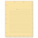 Tabbies 54519 Medical Chart Index Divider Sheets, 8-1/2 x 11, Manila, 400/Box