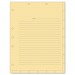 Tabbies 54519 Medical Chart Index Divider Sheets, 8-1/2 x 11, Manila, 400/Box