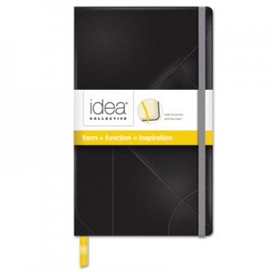 TOPS TOP56872 Idea Collective Journal, Hard Cover, Side Binding, 8 1/4 x 5, Black, 120 Sheets