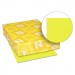 Astrobrights 22791 Astrobrights Colored Card Stock, 65 lb., 8-1/2 x 11, Sunburst Yellow, 250 Sheets