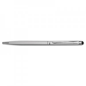 Zebra ZEB33161 StylusPen Twist Ballpoint Pen/Stylus, Silver