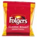 Folgers 06430 Coffee, Fraction Pack, Classic Roast, 1.5oz, 42/Carton