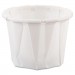 Dart SCC075 Paper Portion Cups, .75oz, White, 250/Bag, 20 Bags/Carton