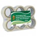 Duck DUC240054 Commercial Grade Packaging Tape, 2" x 2, 1.88" x 109 yds, Clear, 3" Core, 6/Pack