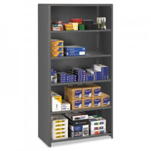 Tennsco TNNESPC61836MGY Closed Commercial Steel Shelving, Six-Shelf, 36w x 18d x 75h, Medium Gray