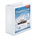 Cardinal 49140 ExpressLoad ClearVue Locking D-Ring Binder, 4" Cap, 11 x 8 1/2, White