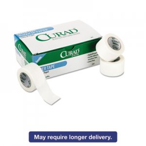 Curad NON270002 Paper Adhesive Tape, 2" x 10 yds, White, 6/Pack