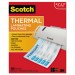 Scotch TP3854200 Letter Size Thermal Laminating Pouches, 3 mil, 11 2/5 x 8 9/10, 200 per Pack