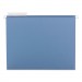 Smead SMD64021 Color Hanging Folders with 1/3-Cut Tabs, 11 Pt. Stock, Blue, 25/BX