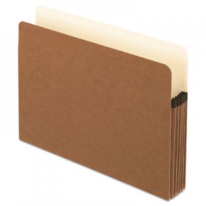 Pendaflex 1534GAM Smart Shield File Pocket, Straight Cut, 5 1/4" Exp., Letter, Red Fiber, 10/Box
