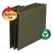 Smead SMD64037 FasTab Recycled Hanging File Folders, Letter, Green, 20/Box