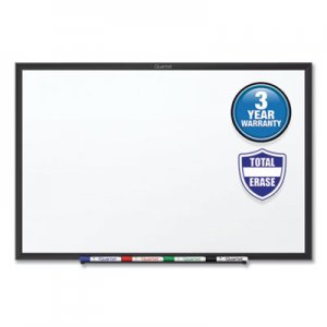 Quartet QRTS533B Classic Series Total Erase Dry Erase Board, 36 x 24, White Surface, Black Frame