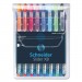 SchneiderA RED151298 Slider Stick Ballpoint Pen, 1.4 mm, Assorted Ink/Barrel, 8/Pack