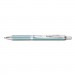 Pentel PENBL407LSA EnerGel Alloy RT Retractable Liquid Gel Pen, .7mm, Aquamarine Barrel, Black Ink