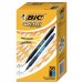 BIC BICSCSM361AST Soft Feel Retractable Ballpoint Pen Value Pack, 1mm, Assorted Ink/Barrel, 36/Pack