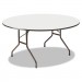 Iceberg 55267 Premium Wood Laminate Folding Table, 60 Dia. x 29h, Gray Top/Charcoal Base