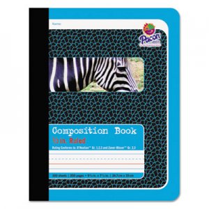 Pacon 2425 Composition Book, 1/2" Ruling, 9-3/4 x 7-1/2, 100 Sheets