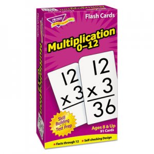 TREND T53105 Skill Drill Flash Cards, 3 x 6, Multiplication