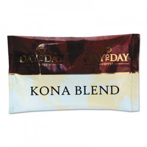 Day to Day Coffee PCO23002 100% Pure Coffee, Kona Blend, 1.5 oz Pack, 42 Packs/Carton