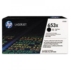 HP HEWCF320X 653X, High Yield Black Original LaserJet Toner Cartridge