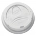 Dixie DL9540 Sip-Through Dome Hot Drink Lids for 10 oz Cups, White, 100/Pack
