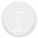 Dart DCC16RCLPK Optima Reclosable Lid, 12-24oz Foam Cups, White, 100/Bag