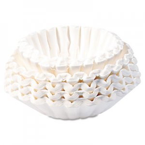 BUNN BUNBCF250CT Flat Bottom Coffee Filters, Paper, 12-Cup Size