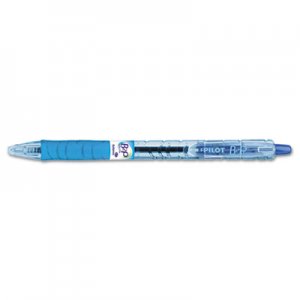 Pilot PIL32601 B2P Bottle-2-Pen Retractable Ballpoint Pen, 0.7mm, Blue Ink, Translucent Blue Barrel, Dozen