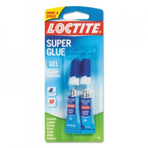Loctite LOC1255800 Super Glue Gel Tubes, 0.07 oz, Dries Clear, 2/Pack