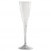 WNA WNACWSC5 Classicware One-Piece Champagne Flutes, 5 oz., Clear, Plastic, 10/Pack