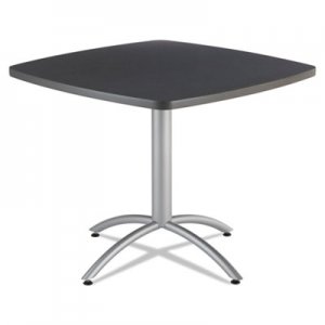 Iceberg 65618 CafeWorks Table, 36w x 36d x 30h, Graphite Granite/Silver