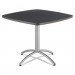 Iceberg 65618 CafeWorks Table, 36w x 36d x 30h, Graphite Granite/Silver