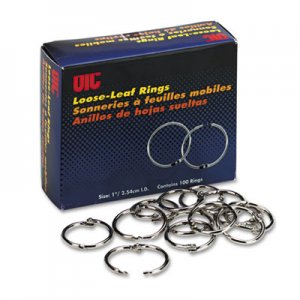 Officemate OIC99701 Book Rings, 1" Diameter, 100/Box