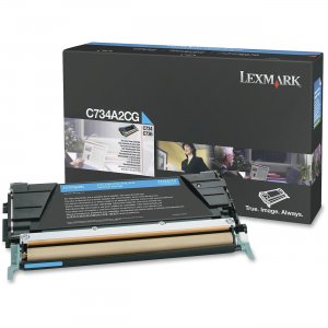 Lexmark C734A2CG Cyan Toner Cartridge