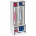 Rainbow Accents 4682JCWW180 Double Coat Hooks Step Locker