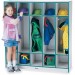 Rainbow Accents 2681JCWW005 5 Section Coat Locker