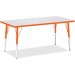 Jonti-Craft 6408114 Orange Edge Rectangle Table