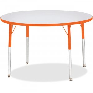 Berries 6468JCA114 Adult Height Color Edge Round Table