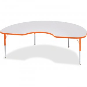 Berries 6423JCE114 Elementary Height Color Edge Kidney Table