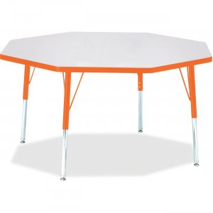 Berries 6428JCE114 Elementary Height Color Edge Octagon Table